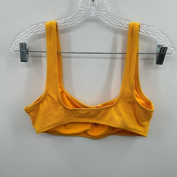 AERIE yellow two-piece woman's swimsuit.  LARGE - Picture 7 of 10